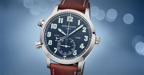 patek philippe complications calatrava pilot travel time|patek philippe dual time.